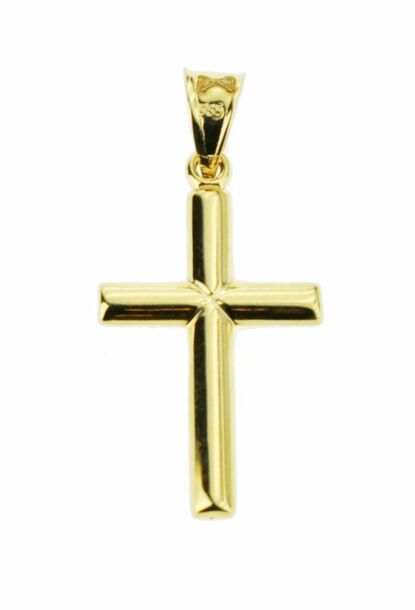 Wisiorek złoty pr.585 krzyż  (1)