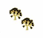 Kolczyki złote pr.585 drzewka szczęścia (1)