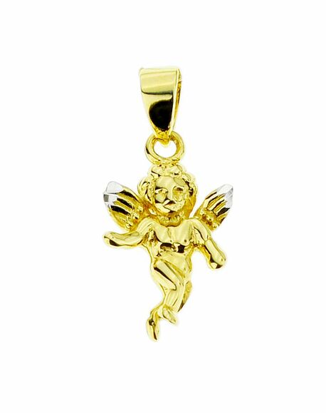 Wisiorek złoty pr.585 aniołek (1)