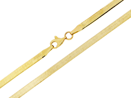  Naszyjnik złoty pr 585 taśma 45 cm (1)