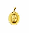 Wisiorek złoty pr.585 przywieszka cudowny medalik matka boska (1)